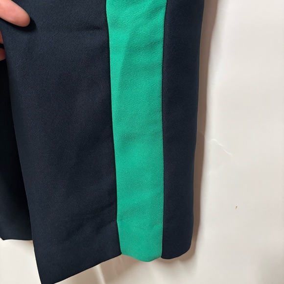 Banana Republic Avery Pants Navy Green Stripe Size 10 - Picture 7 of 9